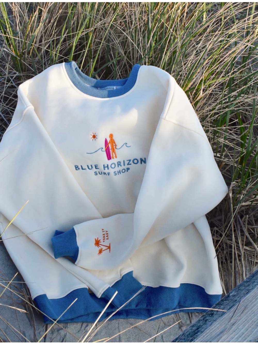 Blue Horizon Surf Shop Oversized Crewneck Size XL